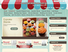 Tablet Screenshot of cupcakecases.com.au